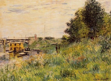  claude - Les rives de la Seine au pont d’Argenteuil Claude Monet